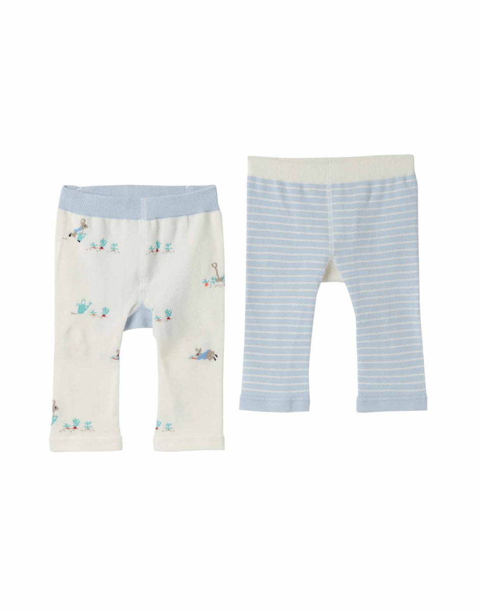 Joules Baby Lively Knit 2 Pack Leggings – Peter Rabbit Party