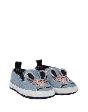 Littleton Blue Mouse Baby Shoes