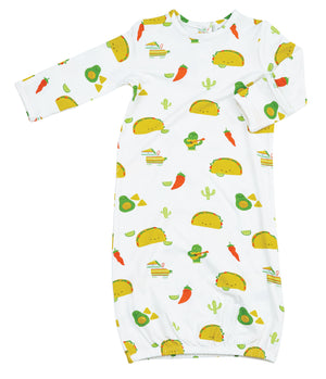 Taco Party Gown (0-3M)