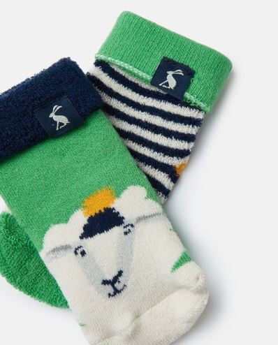 Sheep Terry Towel Socks (2 Pack)